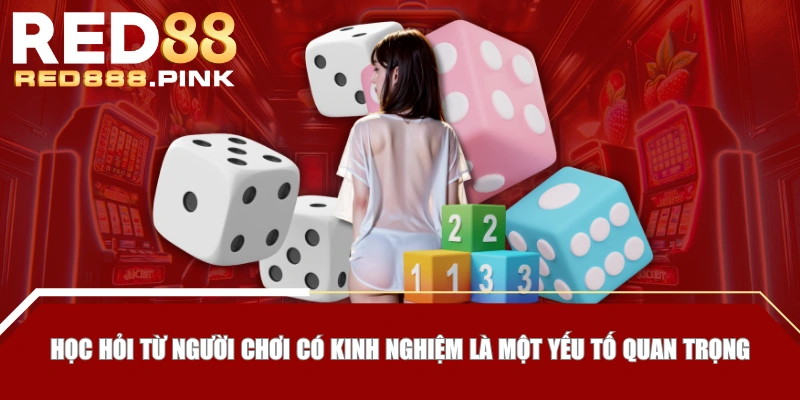 Học hỏi từ người chơi có kinh nghiệm là một yếu tố quan trọng