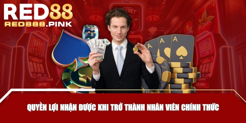 Quyền lợi nhận được khi trở thành nhân viên chính thức