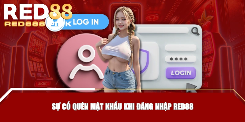 Sự cố quên mật khẩu khi đăng nhập RED88