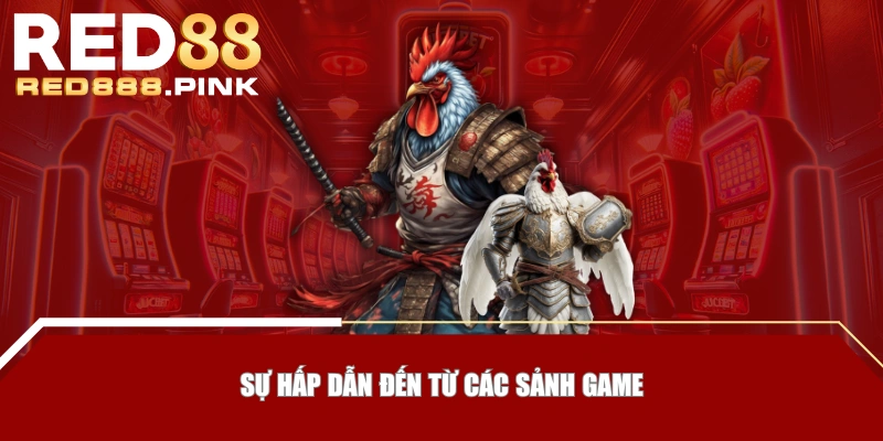 Sự hấp dẫn đến từ các sảnh game